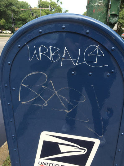 Remove Graffiti Spray Paint from Painted Metal Mail Box