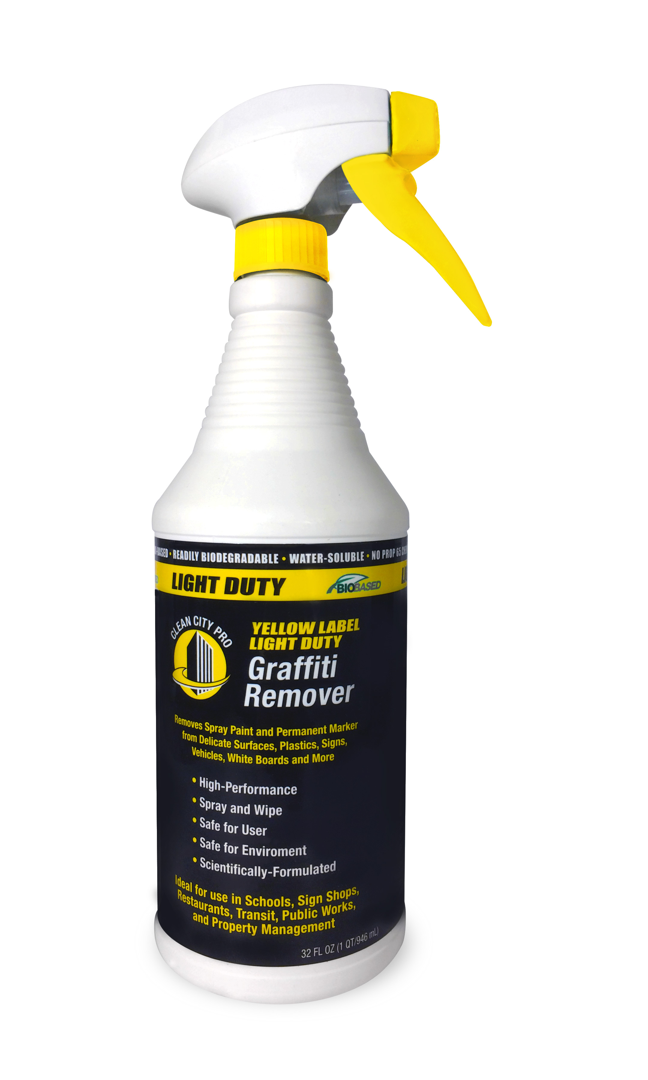 Clean City Pro Light Duty Yellow Label Graffiti Remover for Sensitive  Surfaces